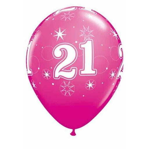 11 Inch 21 Wild Berry Sparkles Latex Balloons 25pk