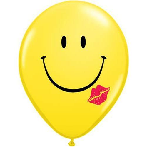 11 Inch A Smile And A Kiss Latex Balloons 50pk