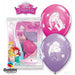 11 Inch Disney Princess Cameos Latex Balloons 6pk