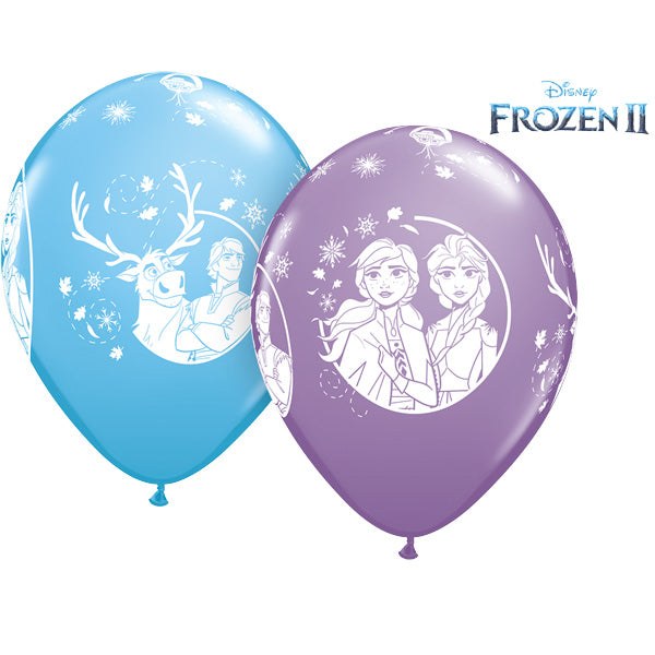 11" Disney Frozen 2 Assorted Latex Balloons 25pk