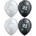 11 Inch Happy 21st Birthday Assorted Latex Balloons 25pk