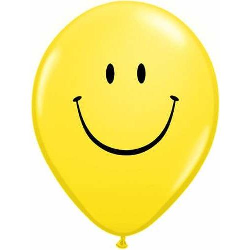 11 Inch Smile Face Latex Balloons 25pk