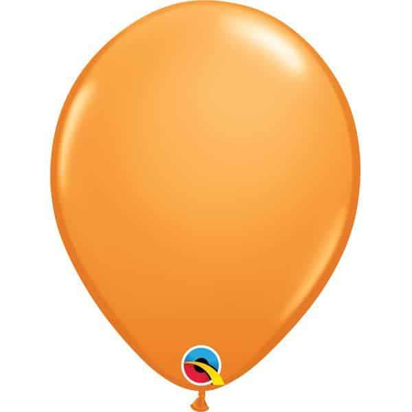 11" Orange Latex Balloons 6pk