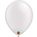 11" Pearl White Latex Balloons 6pk