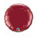 18" Burgundy Round Foil Balloon