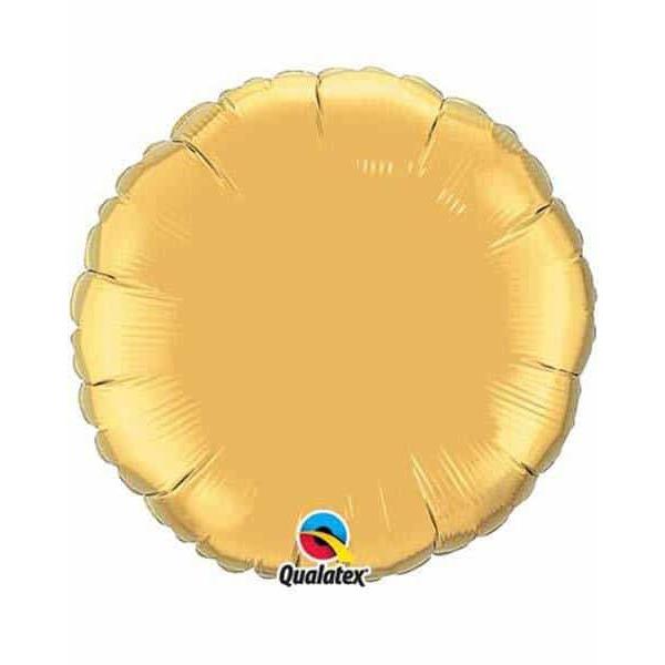 18" Gold Round Foil Balloon