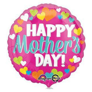 Happy Mothers Day Hearts Foil Balloons