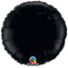18" Onyx Black Round Foil Balloon