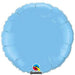 18" Pale Blue Round Foil Balloon