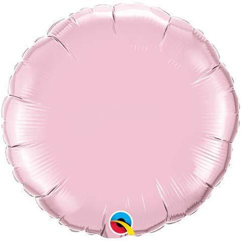 18" Pearl Pink Round Foil Balloon