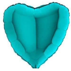 18" Tiffany Heart Foil Balloon