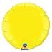 18" Yellow Round Foil Balloon