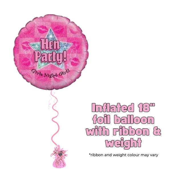 18" Hen Party Foil Balloon