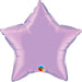 20" Pearl Lavender Star Foil Balloon
