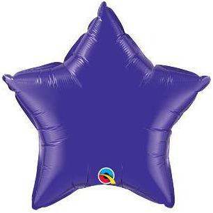 20" Quartz Purple Star Foil Balloon