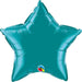 20" Teal Star Foil Balloon