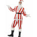 Red And White Striped Sports Santa Suit