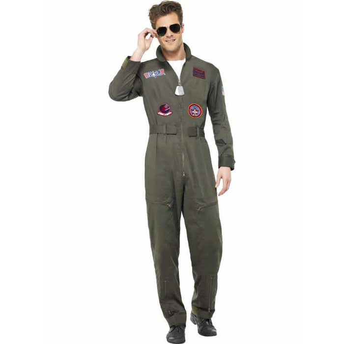 Top Gun Deluxe Male Jumpsuit Costume