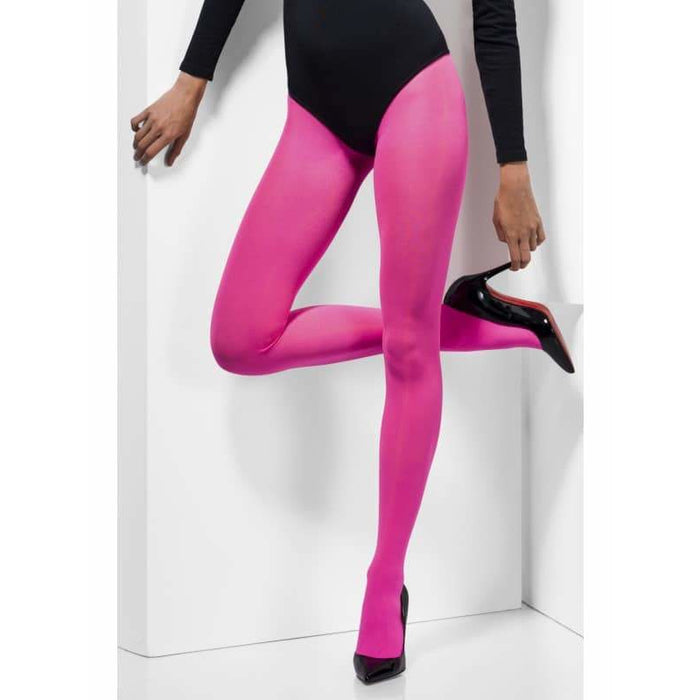 Pink Opaque Tights