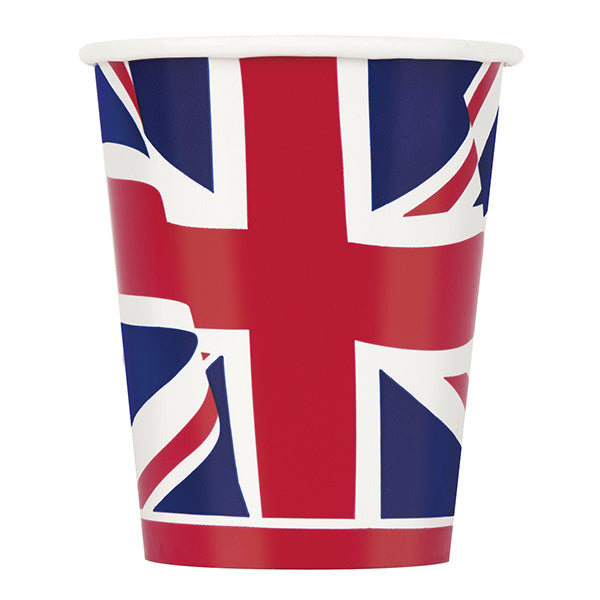 Best Of British Paper Party Cups 8PK
