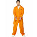 Escaped Prisoner Orange Boiler Suit