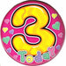 3 Today Pink Big Badge
