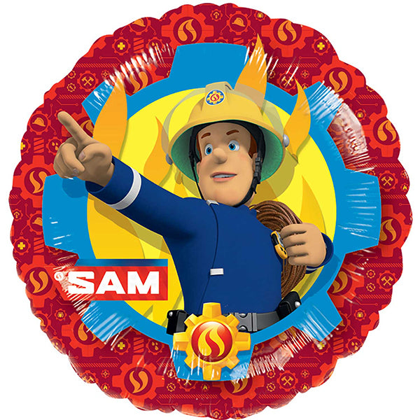 18" Fireman Sam Standard Foil Balloon