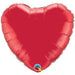 36" Ruby Red Heart Foil Balloon