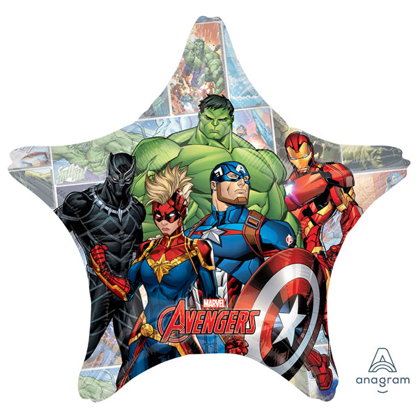28" Avengers Star Shape Foil Balloon