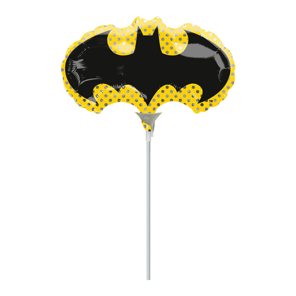 14" Batman Emblem Mini Shape Air Fill Balloon