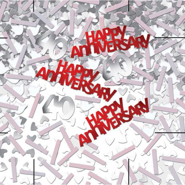 Happy 40th Anniversay Confetti