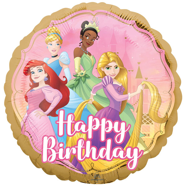18" Disney Princess Happy Birthday Foil Balloon