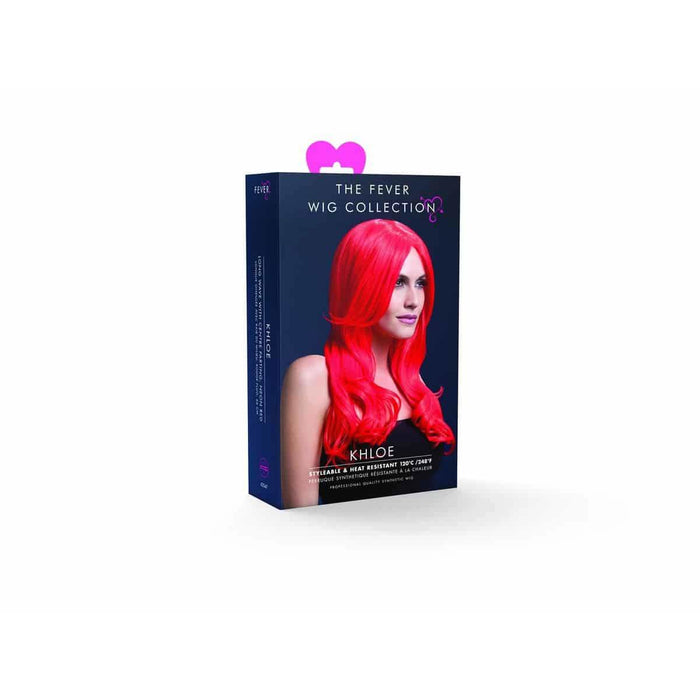 Fever Neon Red Khloe Wig