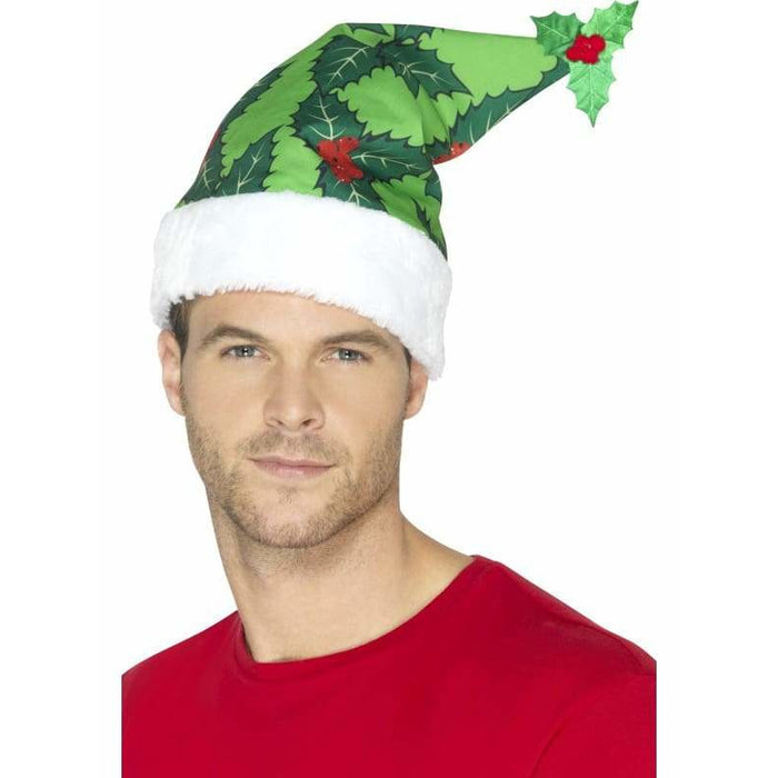 Holly Berry Santa Hat