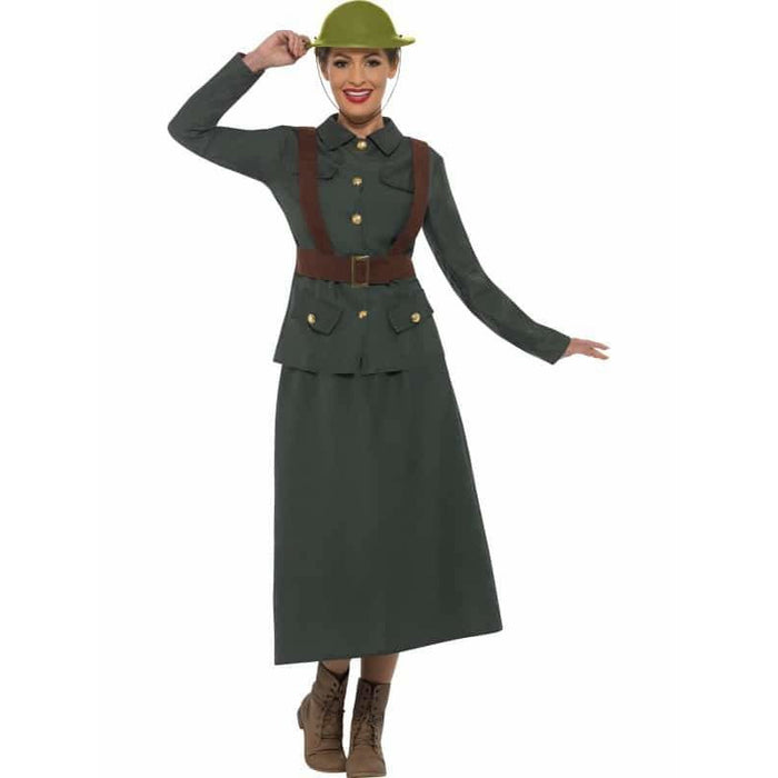 WW2 Army Warden Lady Costume