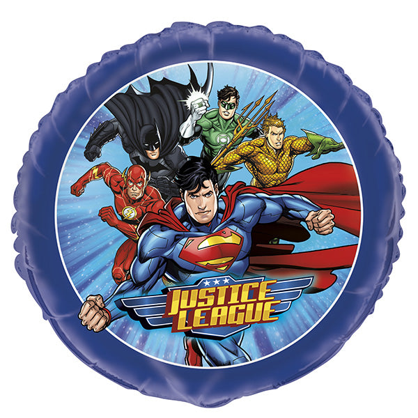 18" Justice League Round Foil Balloon