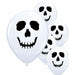 5" Skull Face Latex Balloons 100pk