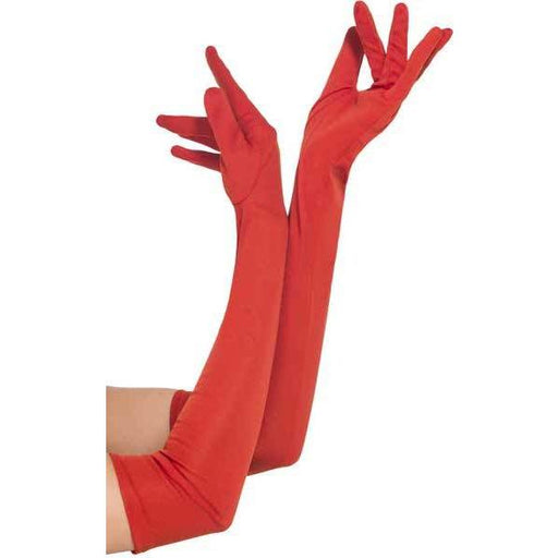 52cm Long Red Gloves
