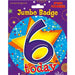 6 Today Blue Big Badge
