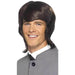 60s Brown Male Mod Wig