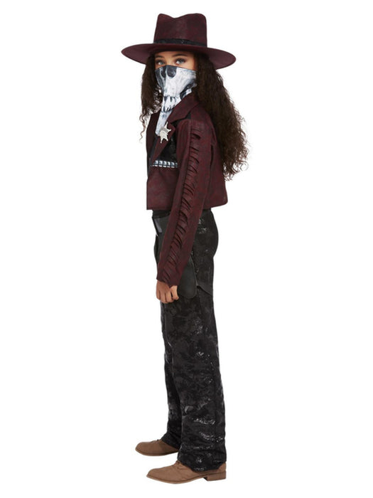 Girls Deluxe Dark Spirit Western Cowgirl Costume