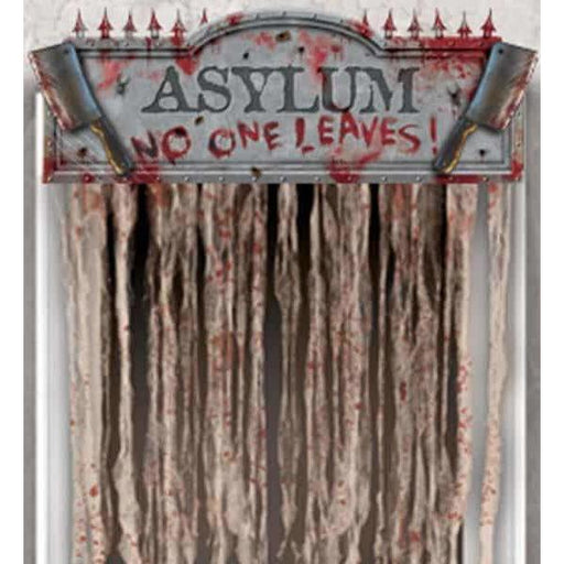 Asylum Bloody Doorway Curtain