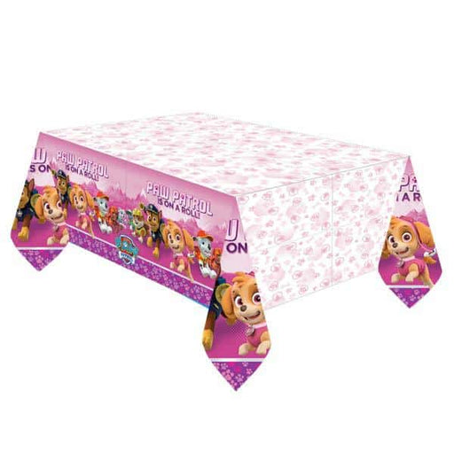 Pink Paw Patrol Plastic Tablecover