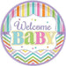 Baby Brights 18cm Paper Plates 18pk