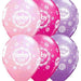 Baby Girl Dots Latex Balloons x25