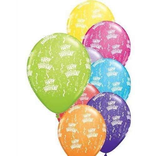 Birthday Around Latex Balloons 6ct