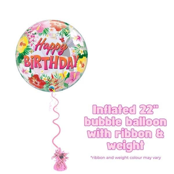 22" Tropical Birthday Party Bubble