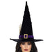Black And Purple Witch Hat