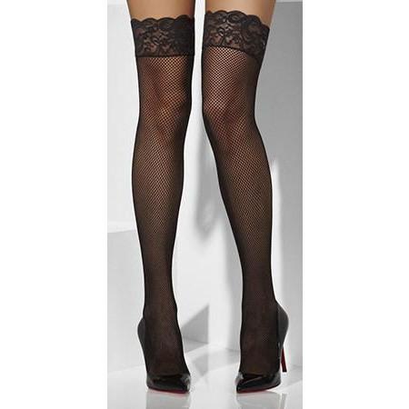 Black Fishnet Hold Ups