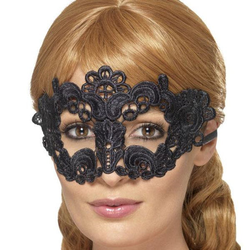 Black Floral Eyemask